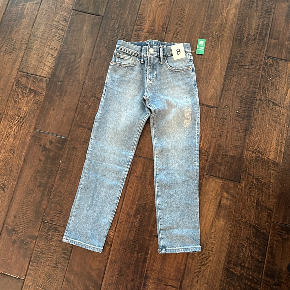 Gap kids jeans size 8 slim with tags